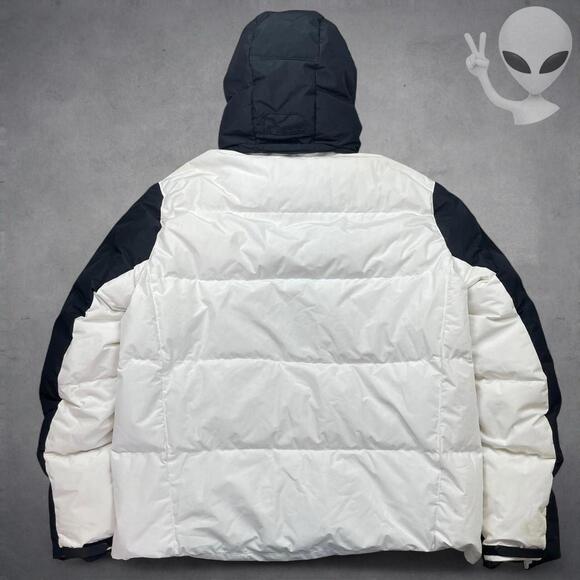 Polo Ralph Lauren XL White Black Duck Down Puffer Ski Jacket Big Pony NWT - Picture 7 of 8